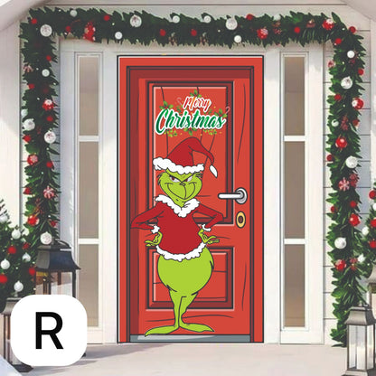 Adorno Navideño para Puerta (1 metro ancho X 2 metros de Alto)🎁🏠🚪