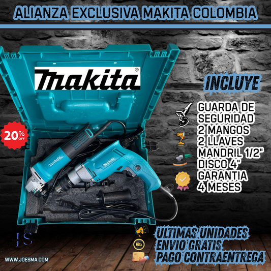 Combo Taladro y Pulidora Makita®