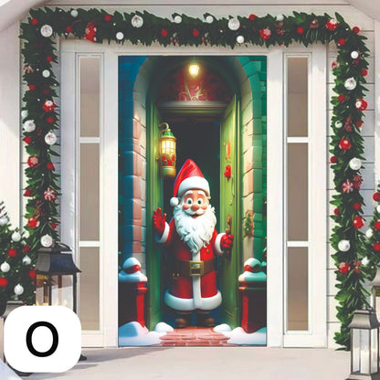 Adorno Navideño para Puerta (1 metro ancho X 2 metros de Alto)🎁🏠🚪