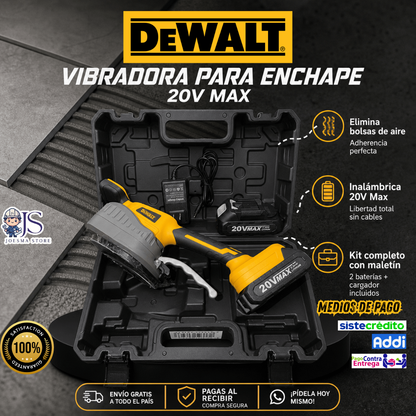 VIBRADORA PARA ENCHAPE DeWALT 20V